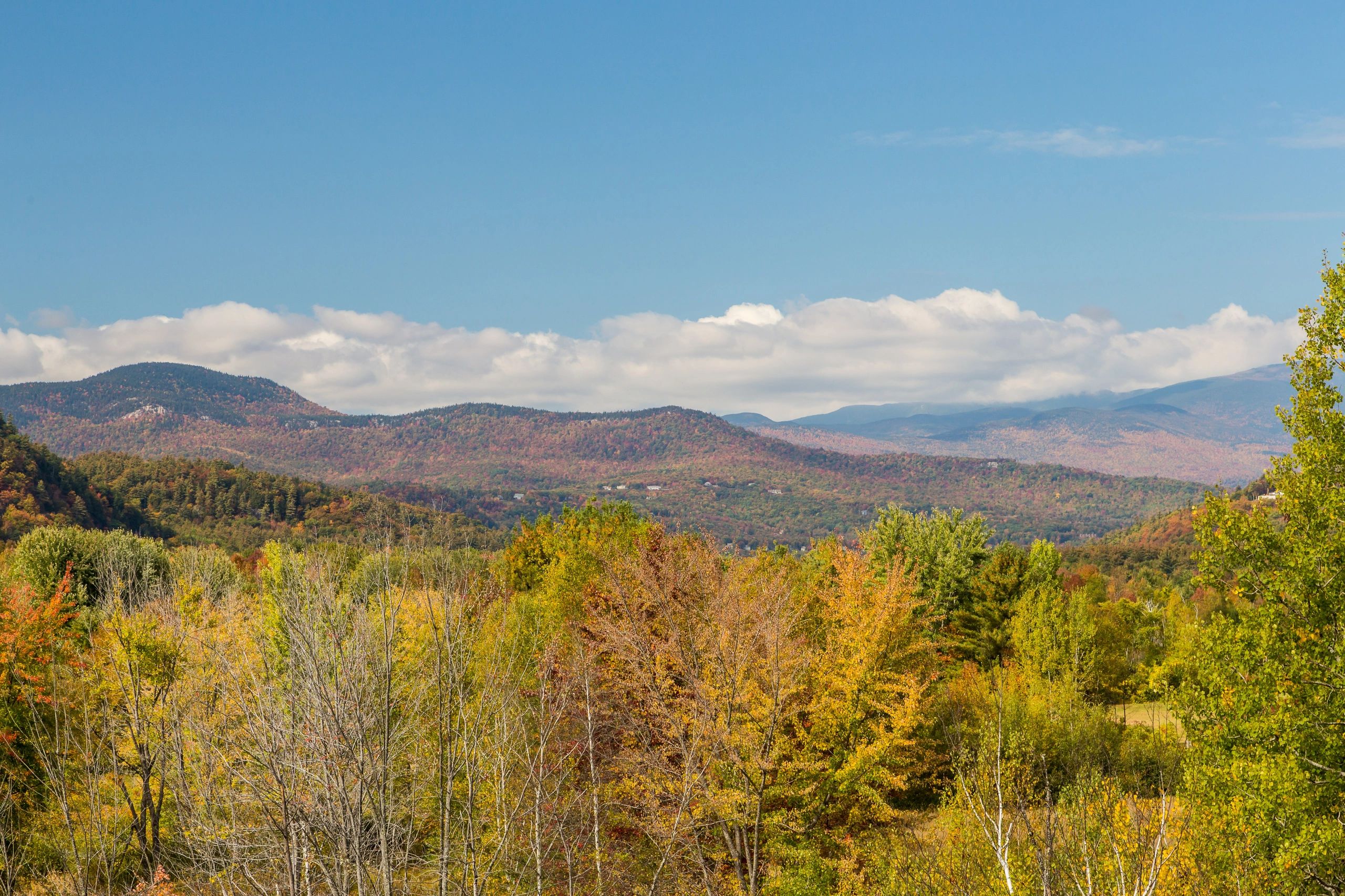 Scenic view of a rural property in Northern New Hampshire